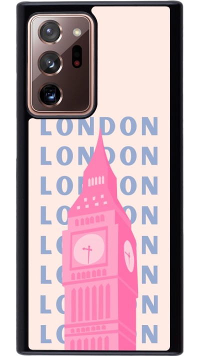 Samsung Galaxy Note 20 Ultra Case Hülle - London Pink Print