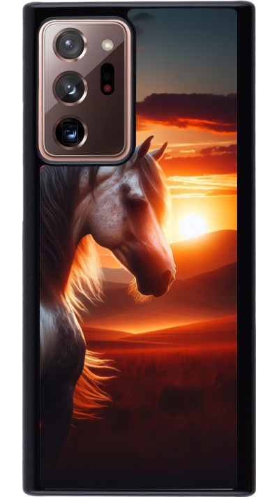 Samsung Galaxy Note 20 Ultra Case Hülle - Majestätischer Sonnenuntergang Pferd