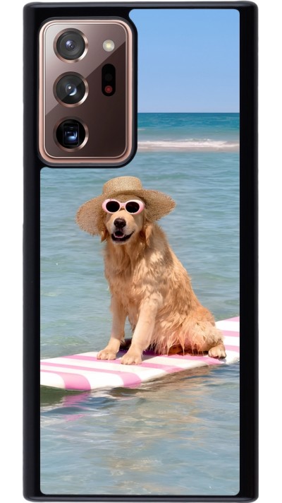 Samsung Galaxy Note 20 Ultra Case Hülle - Summer Dog on Paddle