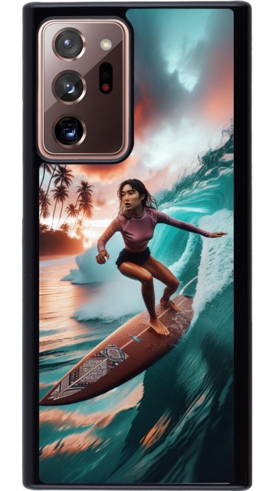 Samsung Galaxy Note 20 Ultra Case Hülle - Surferin aus Bali