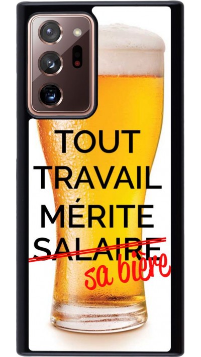 Hülle Samsung Galaxy Note 20 Ultra - Tout travail mérite sa bière