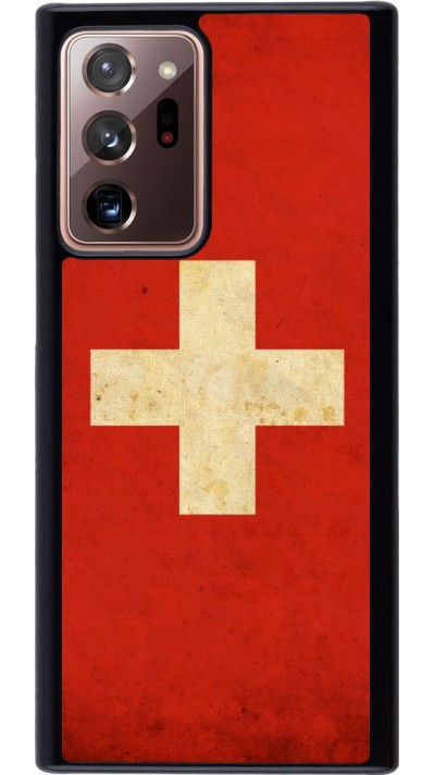 Hülle Samsung Galaxy Note 20 Ultra - Vintage Flag SWISS