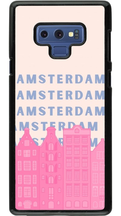 Samsung Galaxy Note9 Case Hülle - Amsterdam Pink Print