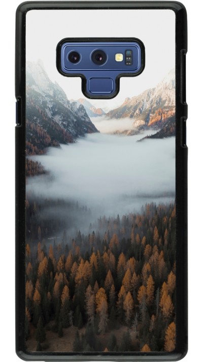 Samsung Galaxy Note9 Case Hülle - Autumn 22 forest lanscape