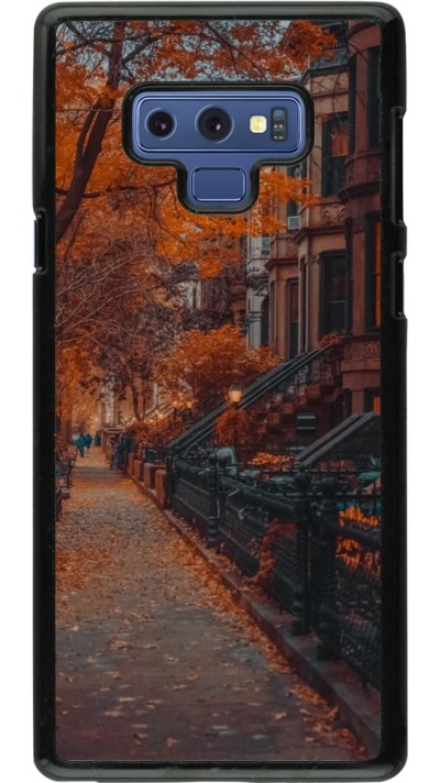 Samsung Galaxy Note9 Case Hülle - Autumn 2024 city