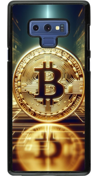 Samsung Galaxy Note9 Case Hülle - Bitcoin Stehen