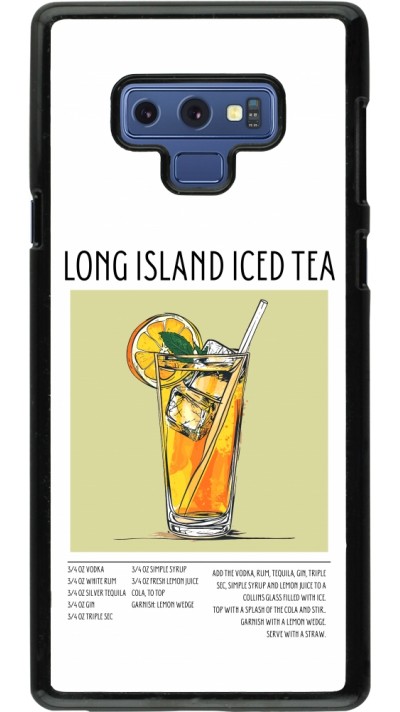 Samsung Galaxy Note9 Case Hülle - Cocktail Rezept Long Island Ice Tea