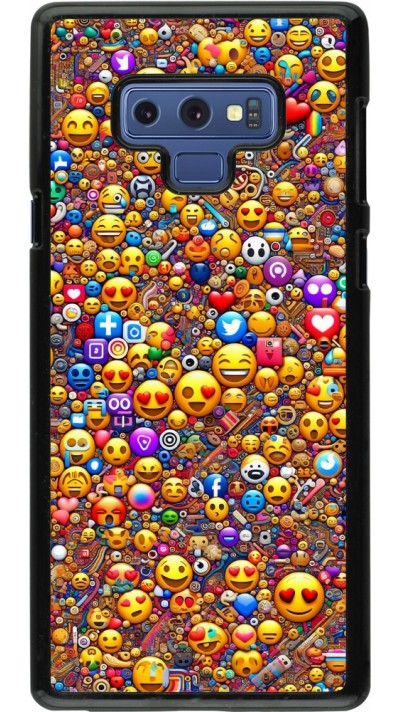 Samsung Galaxy Note9 Case Hülle - Emoji gemischt