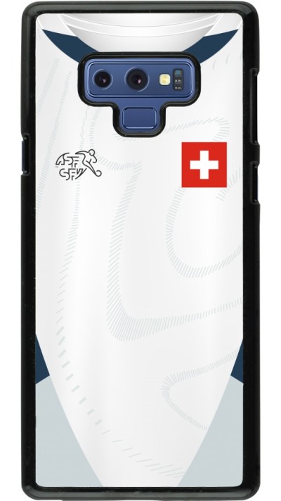 Coque Samsung Galaxy Note9 - Maillot de football Suisse Extérieur personnalisable