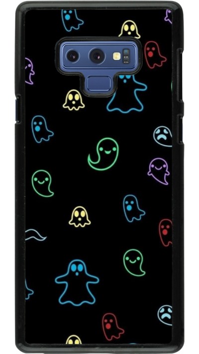 Samsung Galaxy Note9 Case Hülle - Halloween 2024 colorful ghosts