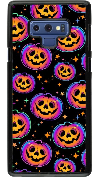 Samsung Galaxy Note9 Case Hülle - Halloween 2024 rainbow pumpkins