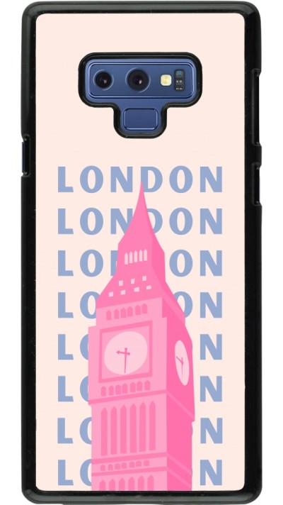 Samsung Galaxy Note9 Case Hülle - London Pink Print