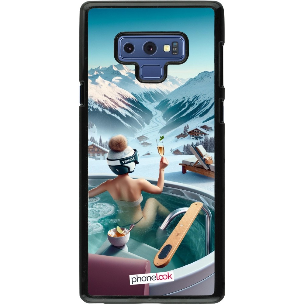 Samsung Galaxy Note9 Case Hülle - Berg Glamour Whirlpool