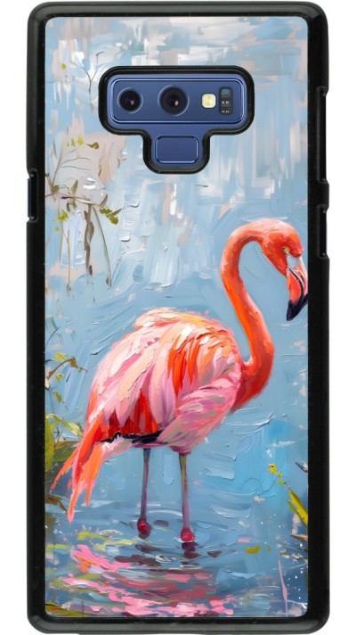 Samsung Galaxy Note9 Case Hülle - Paint Flamingo