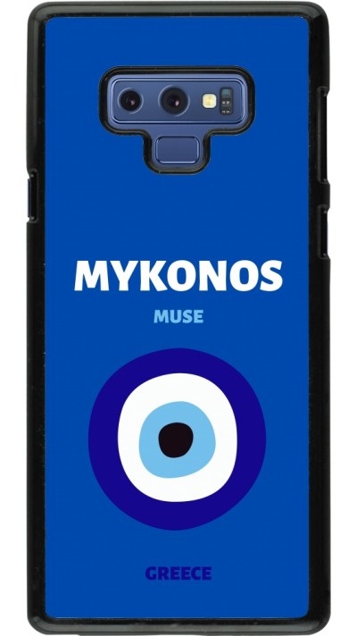 Samsung Galaxy Note9 Case Hülle - Pop Summer Destination Mykonos