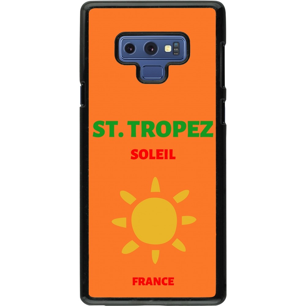 Samsung Galaxy Note9 Case Hülle - Pop Summer Destination St-Tropez