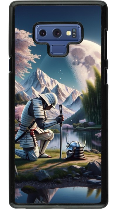 Samsung Galaxy Note9 Case Hülle - Samurai Katana Mond