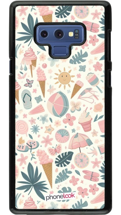 Samsung Galaxy Note9 Case Hülle - Sommer Pink Muster