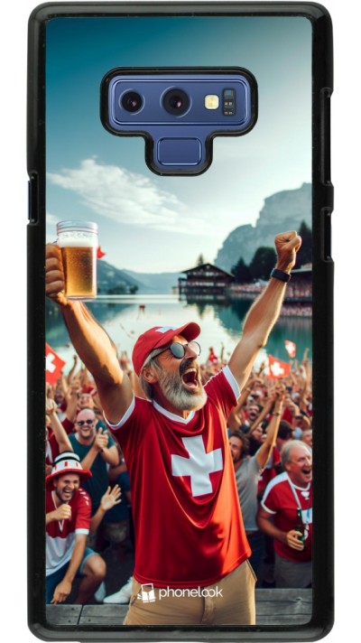 Coque Samsung Galaxy Note9 - Victoire suisse fan zone Euro 2024