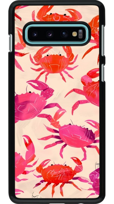 Coque Samsung Galaxy S10 - Crabs Paint