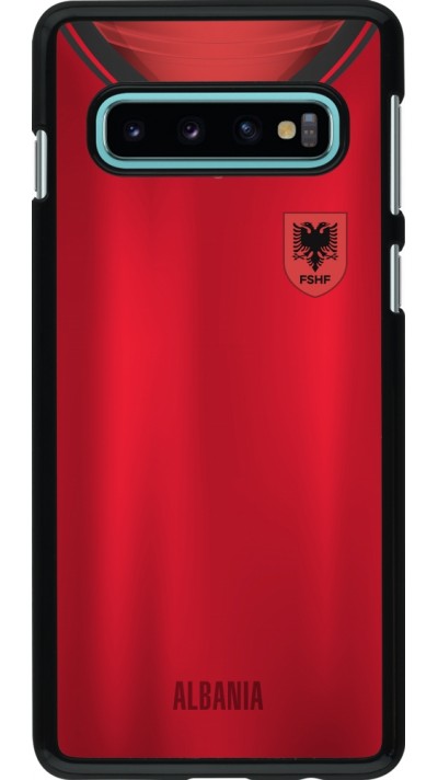 Coque Samsung Galaxy S10 - Maillot de football Albanie personnalisable