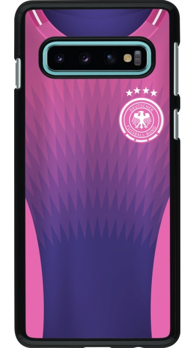 Coque Samsung Galaxy S10 - Maillot de football Allemagne Extérieur personnalisable