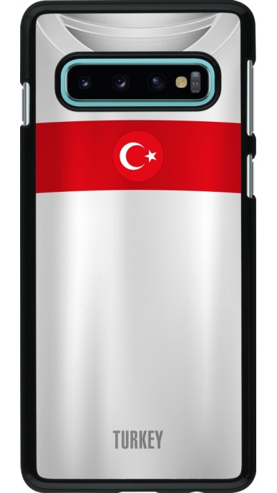 Coque Samsung Galaxy S10 - Maillot de football Turquie personnalisable