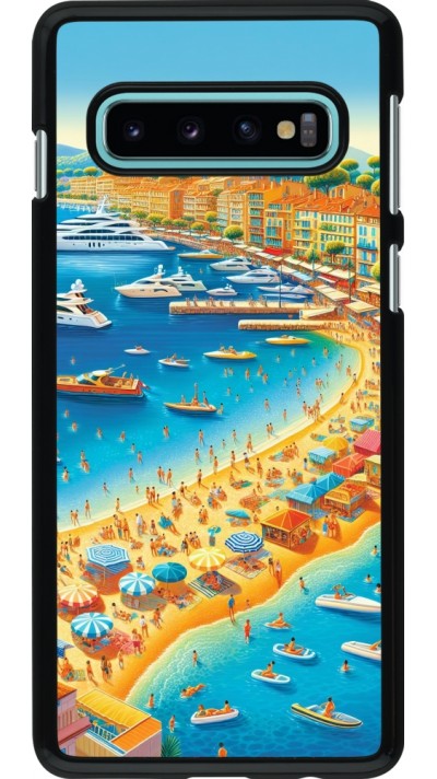 Samsung Galaxy S10 Case Hülle - French Riviera People