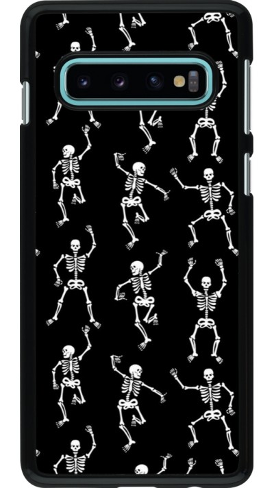 Samsung Galaxy S10 Case Hülle - Halloween 2024 dancing skeleton