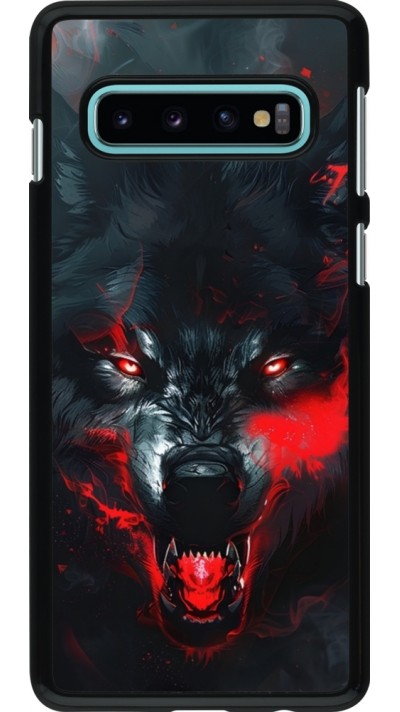 Samsung Galaxy S10 Case Hülle - Halloween 2024 mad werewolf