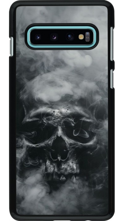 Samsung Galaxy S10 Case Hülle - Halloween 2024 smoky skull