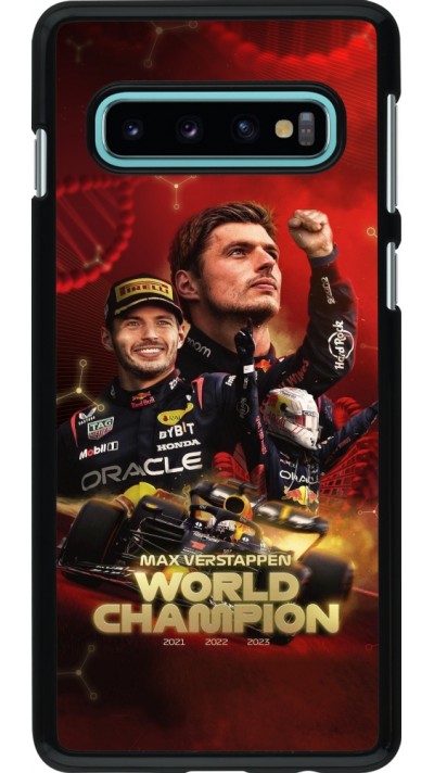 Samsung Galaxy S10 Case Hülle - Max Verstappen Champion 2023