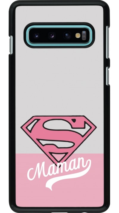 Samsung Galaxy S10 Case Hülle - Mom 2024 Super hero maman