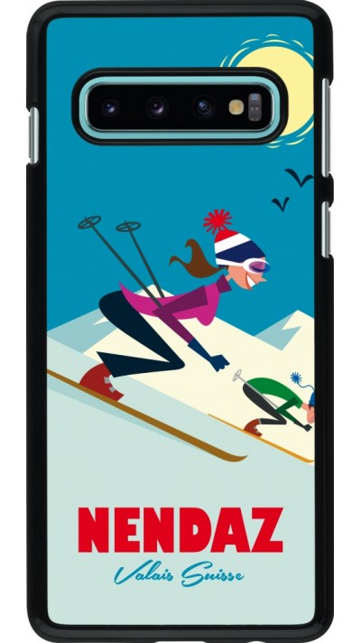 Coque Samsung Galaxy S10 - Nendaz Ski Downhill