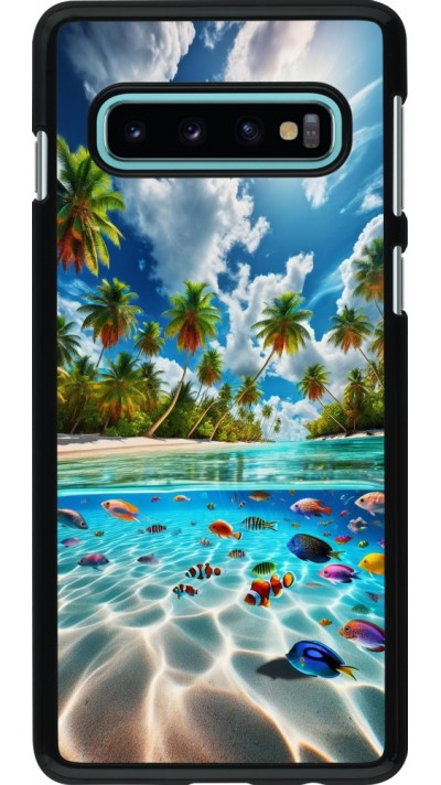 Coque Samsung Galaxy S10 - Plage Paradis