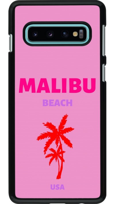 Samsung Galaxy S10 Case Hülle - Pop Summer Destination Malibu