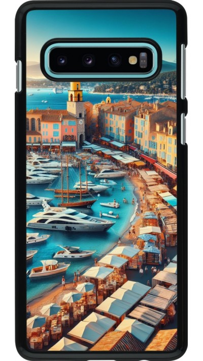 Samsung Galaxy S10 Case Hülle - Saint-Tropez Strand