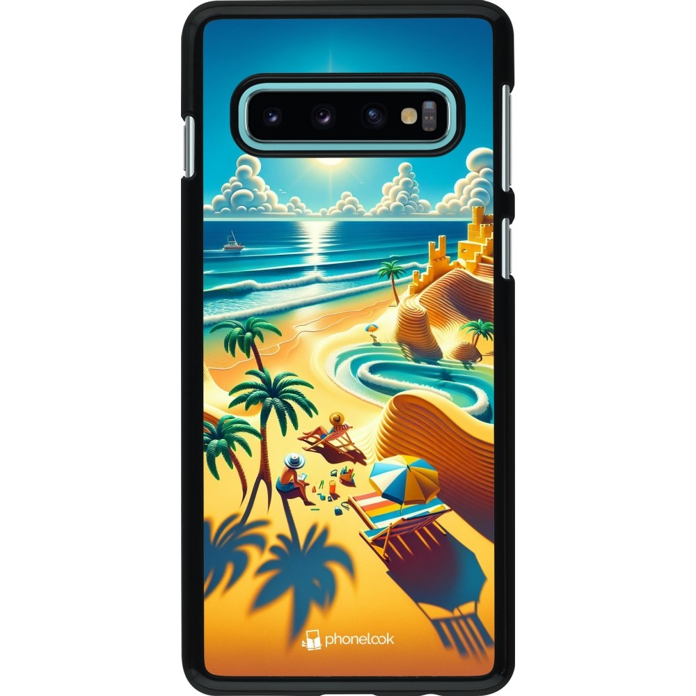 Samsung Galaxy S10 Case Hülle - Sonnenuntergang Brise