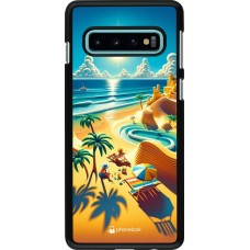 Samsung Galaxy S10 Case Hülle - Sonnenuntergang Brise