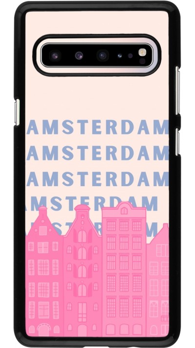 Samsung Galaxy S10 5G Case Hülle - Amsterdam Pink Print