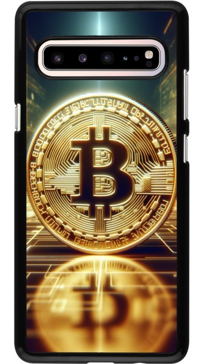 Samsung Galaxy S10 5G Case Hülle - Bitcoin Stehen