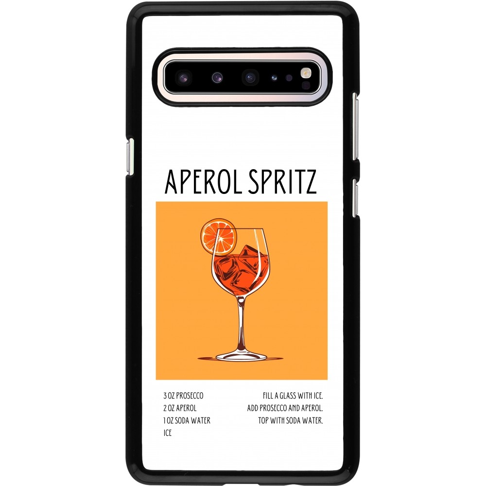 Samsung Galaxy S10 5G Case Hülle - Cocktail Rezept Aperol Spritz