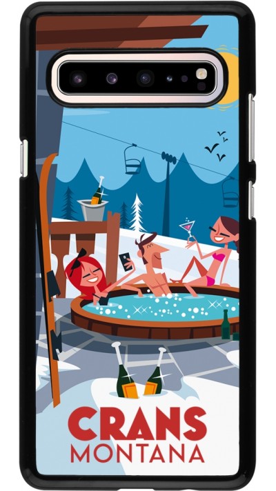 Samsung Galaxy S10 5G Case Hülle - Crans-Montana Mountain Jacuzzi