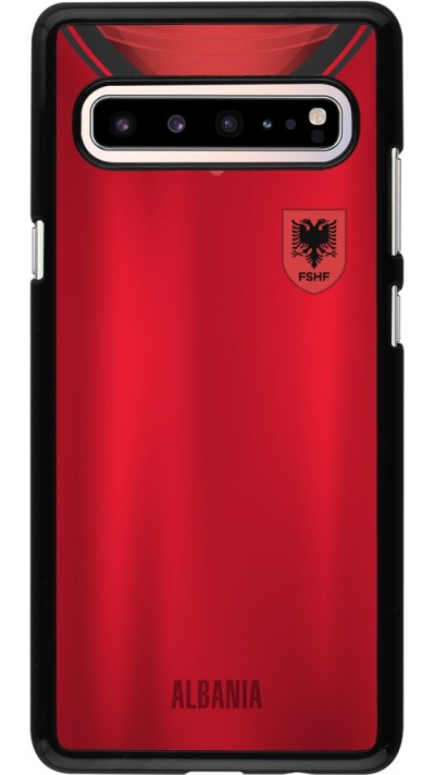 Coque Samsung Galaxy S10 5G - Maillot de football Albanie personnalisable