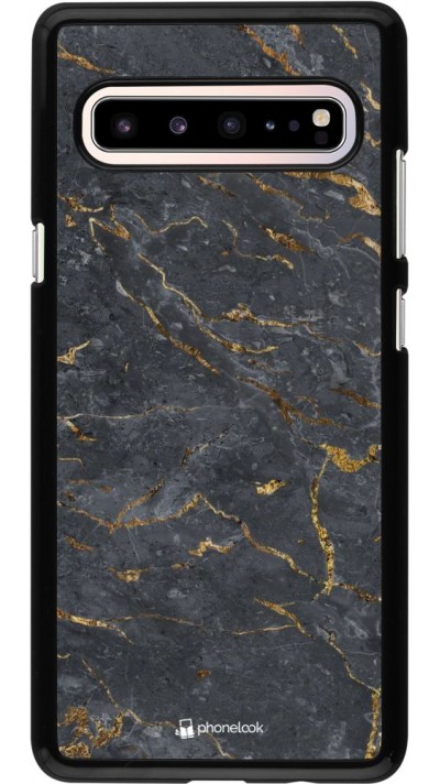 Hülle Samsung Galaxy S10 5G - Grey Gold Marble