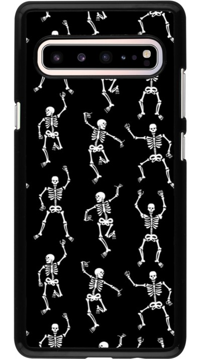 Samsung Galaxy S10 5G Case Hülle - Halloween 2024 dancing skeleton