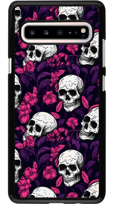 Samsung Galaxy S10 5G Case Hülle - Halloween 2024 romantic skulls