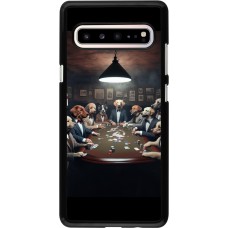 Samsung Galaxy S10 5G Case Hülle - Die Pokerhunde