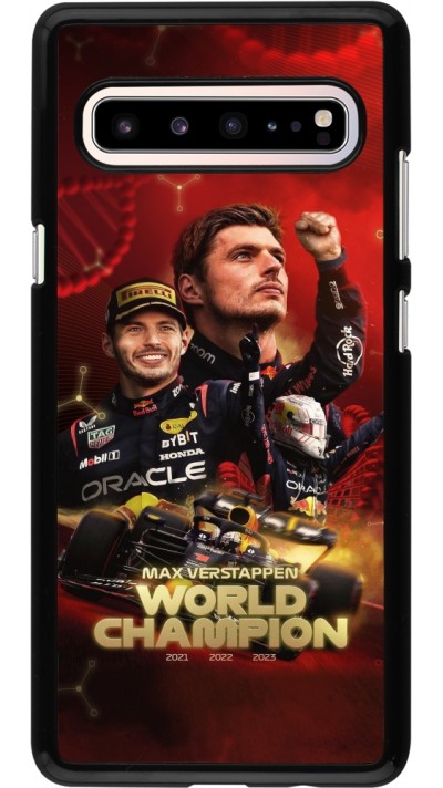 Samsung Galaxy S10 5G Case Hülle - Max Verstappen Champion 2023