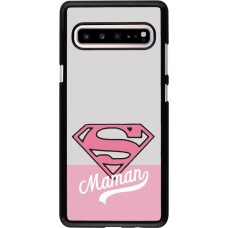 Samsung Galaxy S10 5G Case Hülle - Mom 2024 Super hero maman